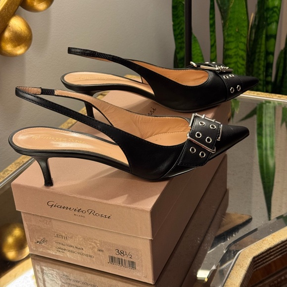Gianvito Ross Milano Leith Slingback Pumps - Picture 8 of 11